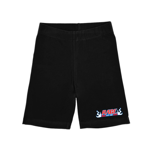Rage Bleach Biker Shorts