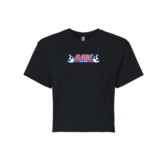 Rage Bleach Crop Tee