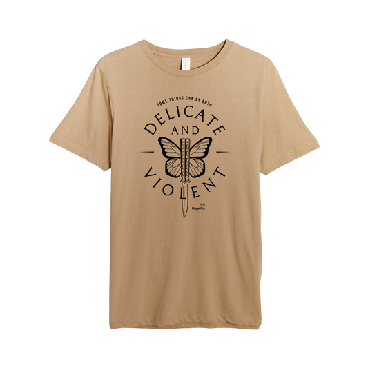 Delicate and Violent Tee