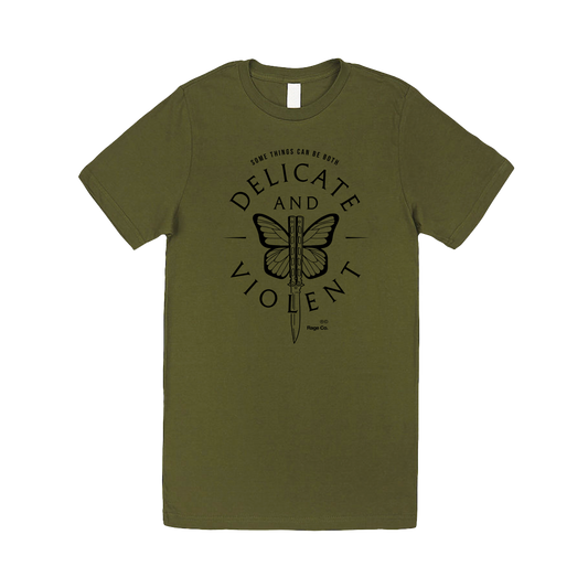 Delicate and Violent Tee