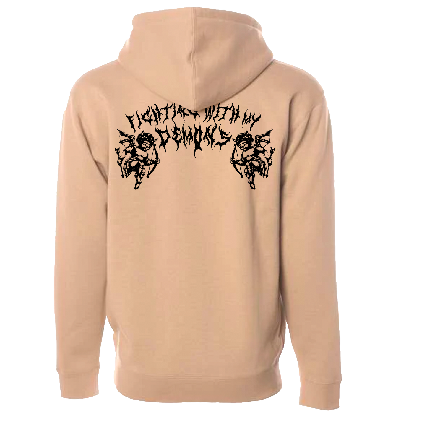 Fighting With My Demons Lightweight Zip Hoodie