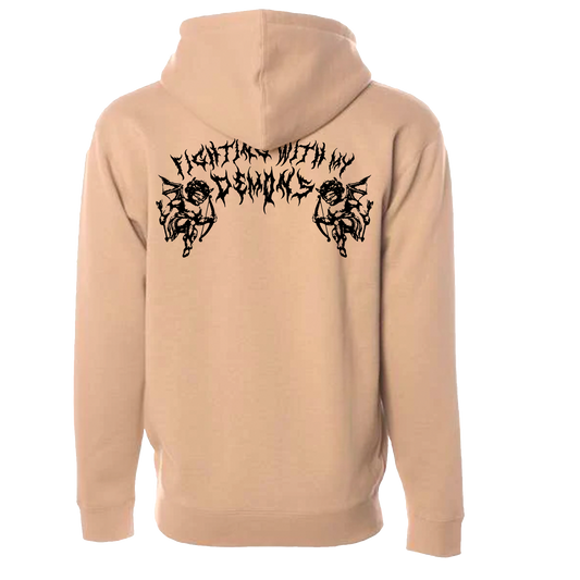 Fighting With My Demons Lightweight Zip Hoodie