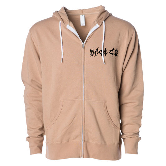 Fighting With My Demons Lightweight Zip Hoodie