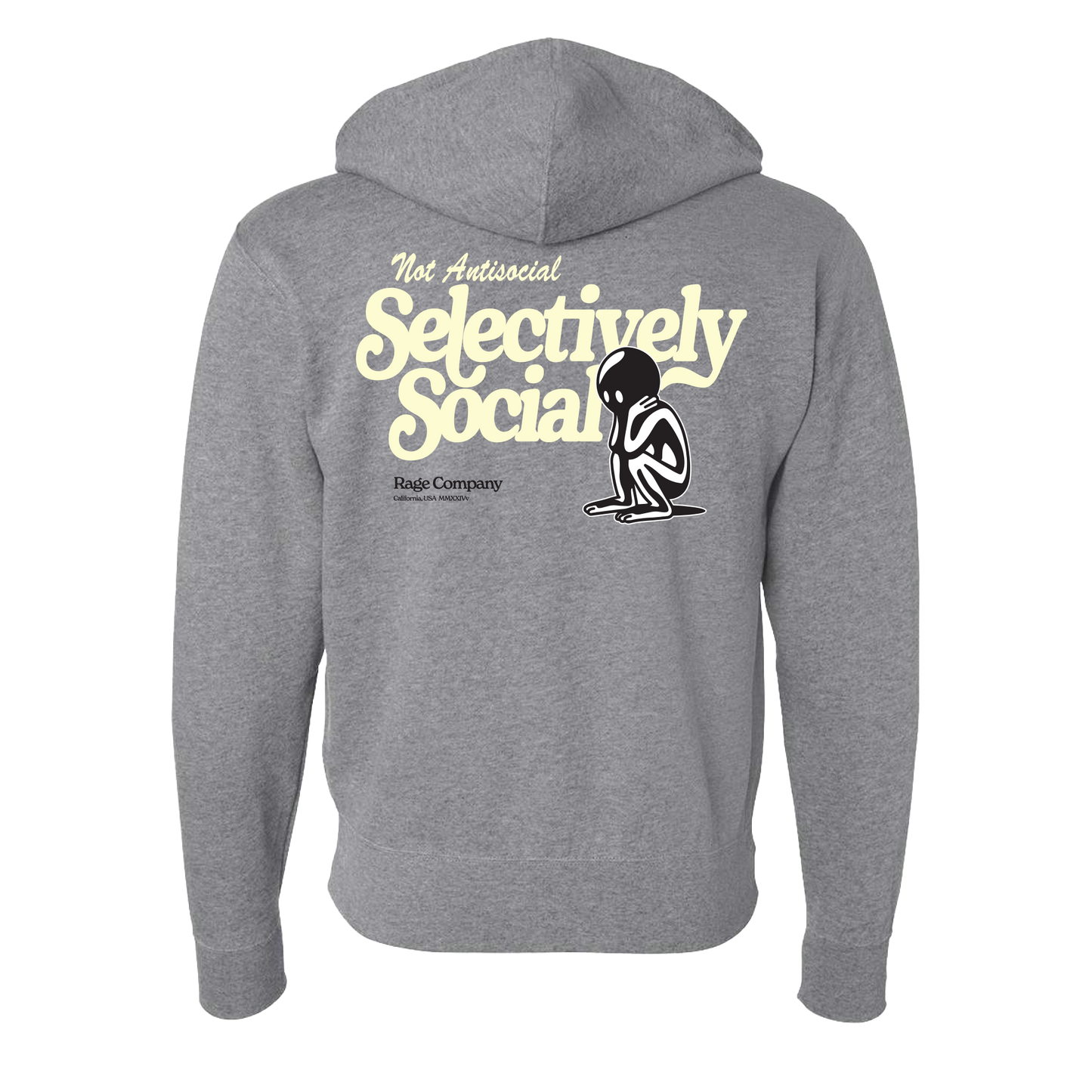 Not Antisocial Zip Hoodie