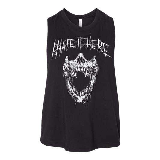 Hate It Here Racerback Crop Tank