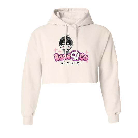 Angel Chibi Crop Hoodie