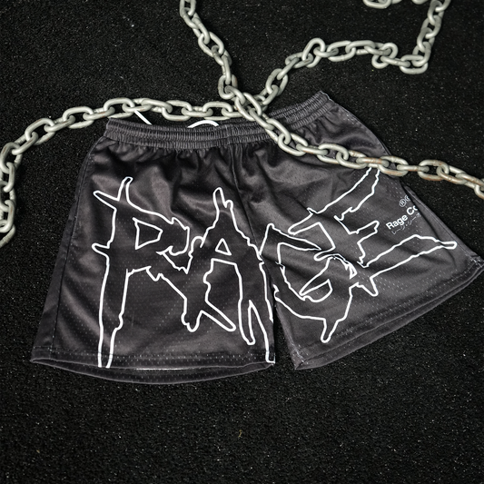 Rage Outline Mesh Shorts