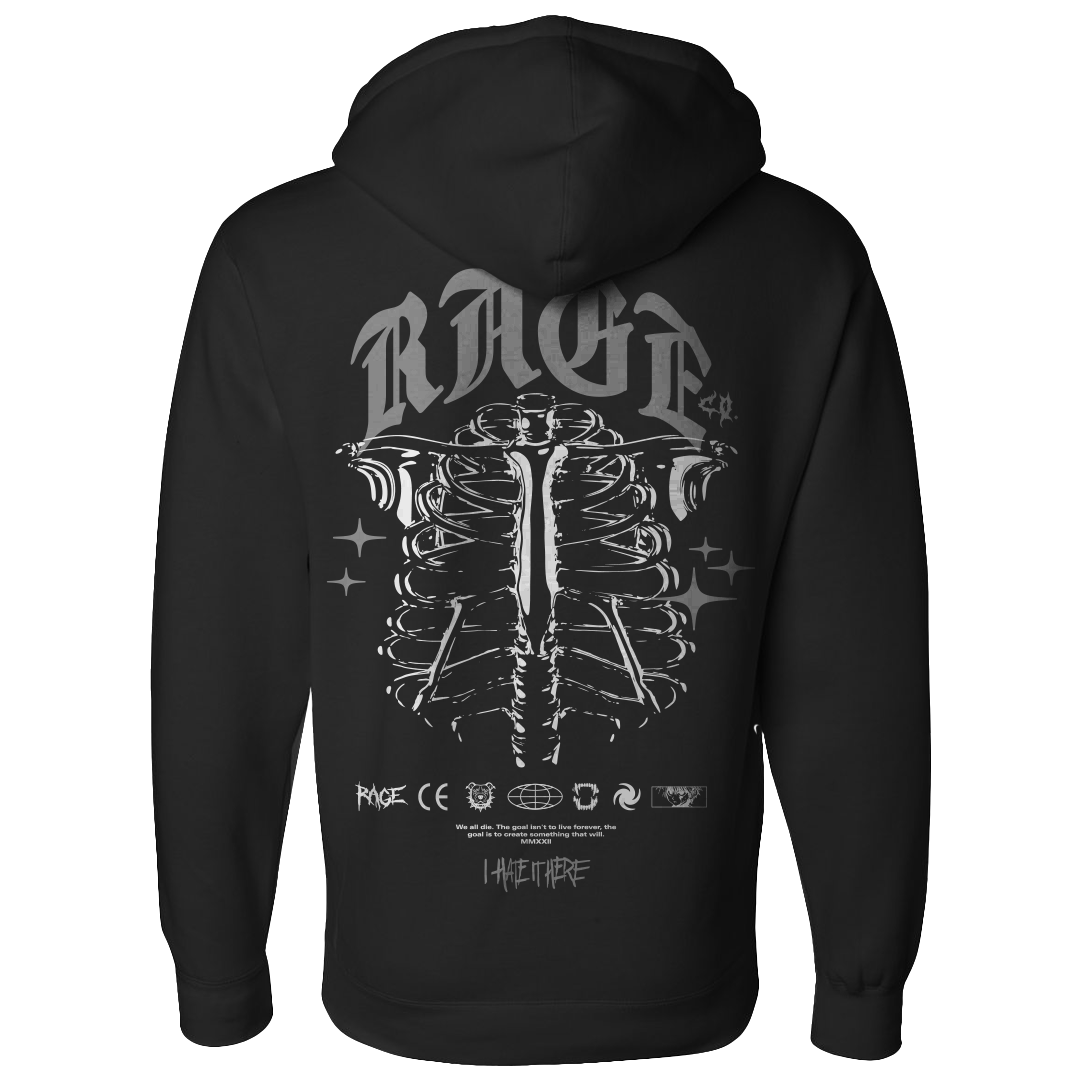 OUT OF STOCK Rage Co 2024 Bones Premium Heavyweight Hoodie