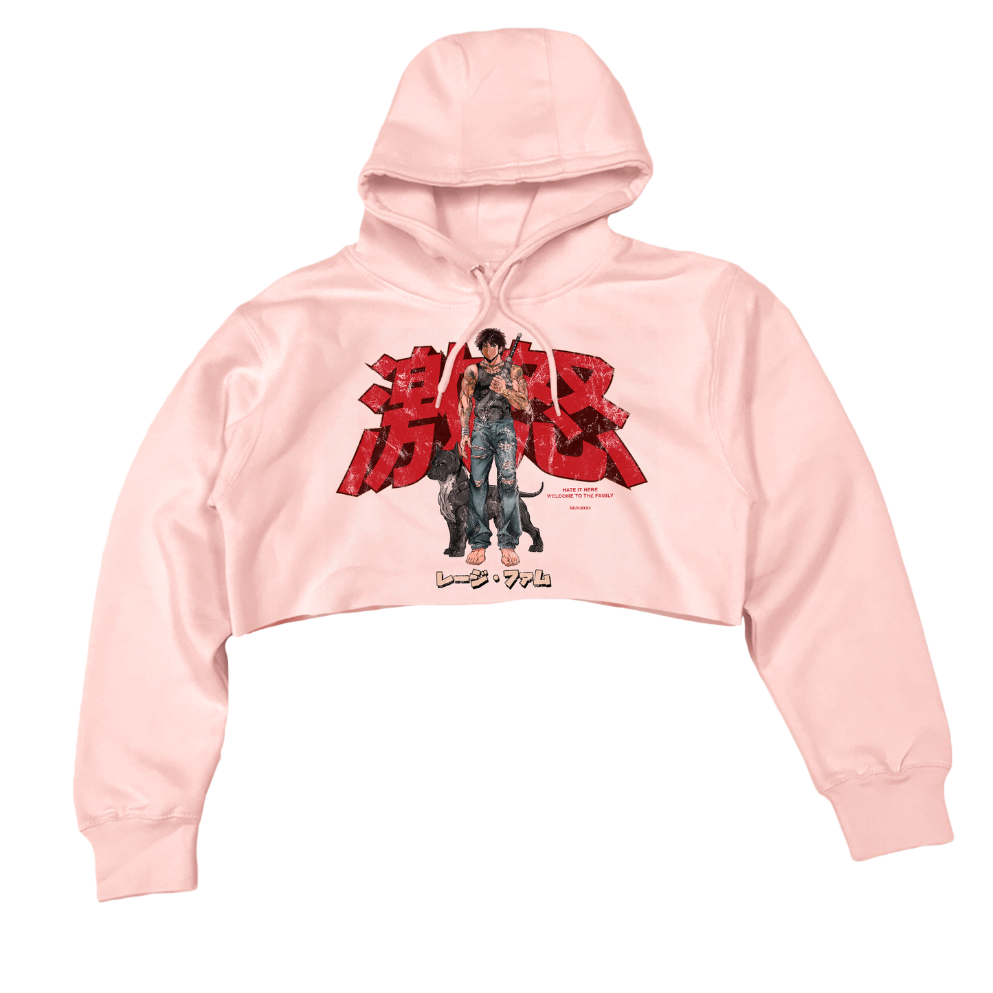 Anime Crop Hoodie