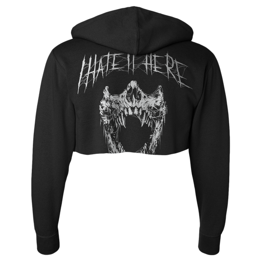 Hate It Here Crop Hoodie