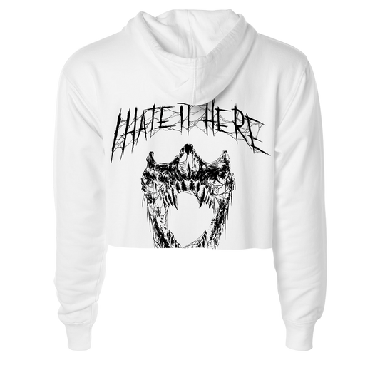 Hate It Here Crop Hoodie