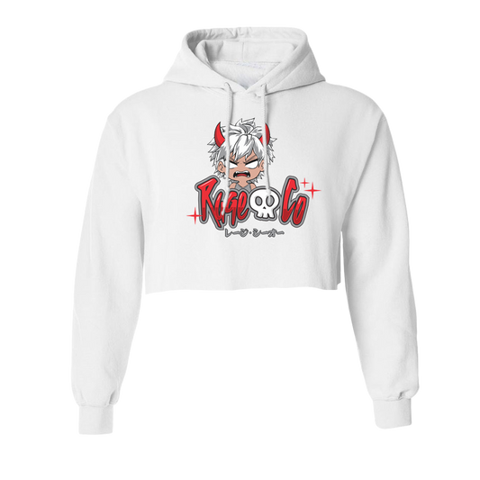 Devil Chibi Crop Hoodie