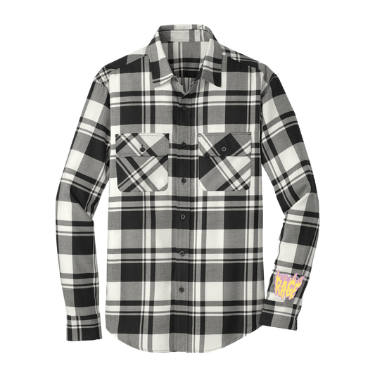 Flaming Skull Flannel