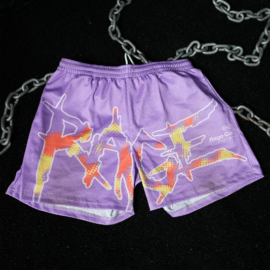 Rage Outline Mesh Shorts