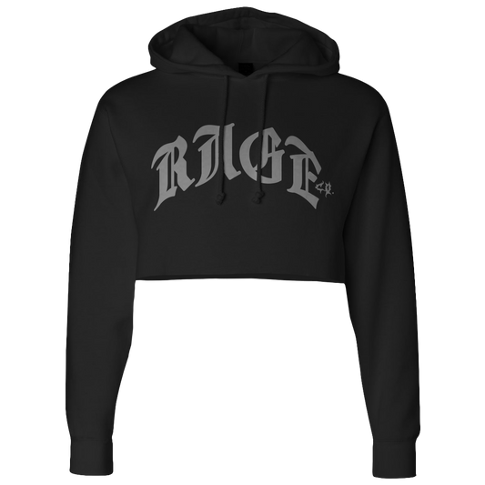 Bones Crop Premium Heavyweight Hoodie
