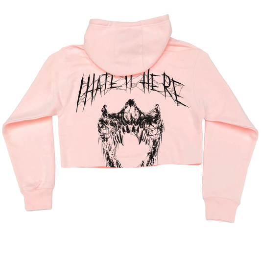 Hate It Here Crop Hoodie