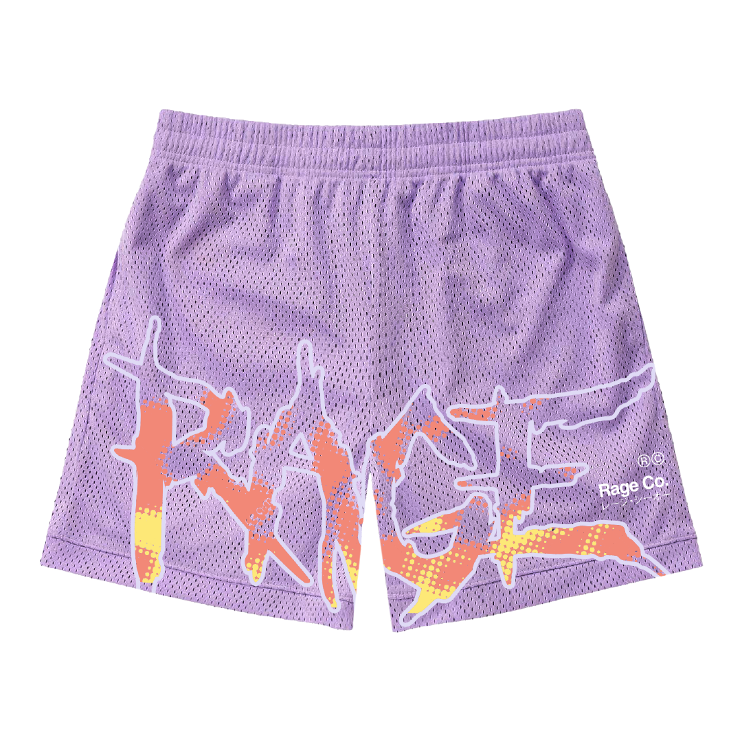 Rage Outline Mesh Shorts