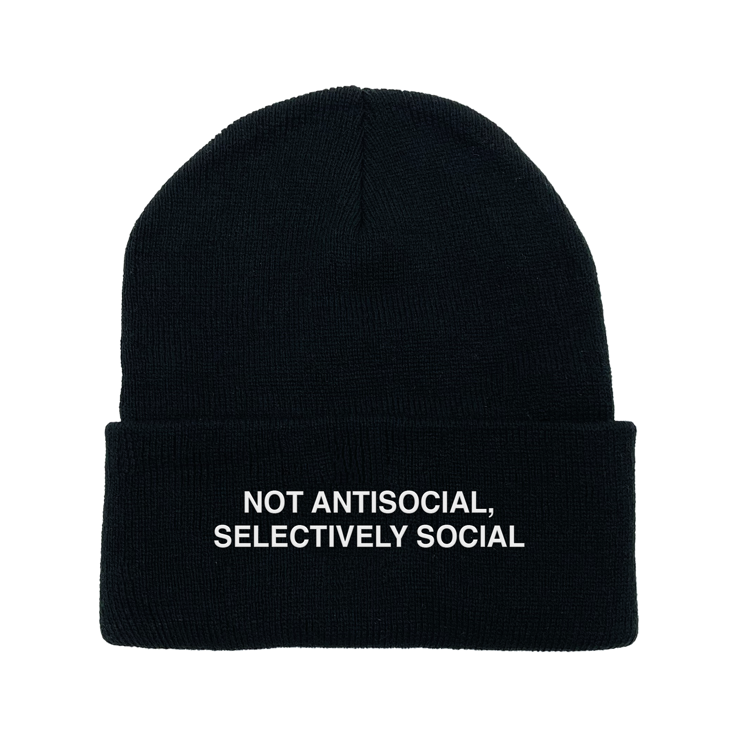 Selectively Social Beanie