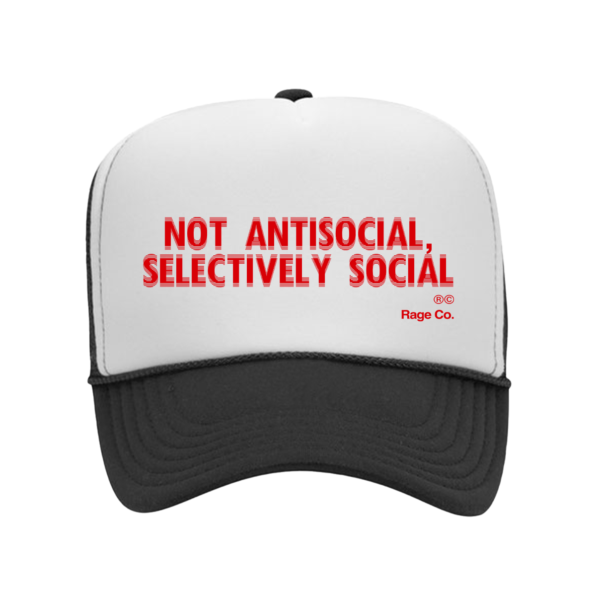 Selectively Social Foam Trucker