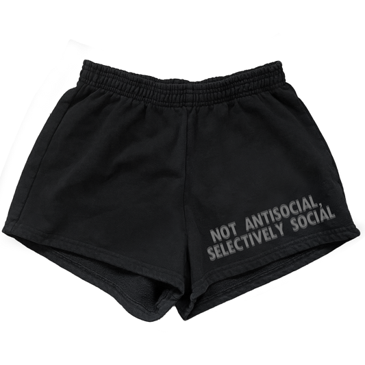 Selectively Social Women's Heavyweight Shorts