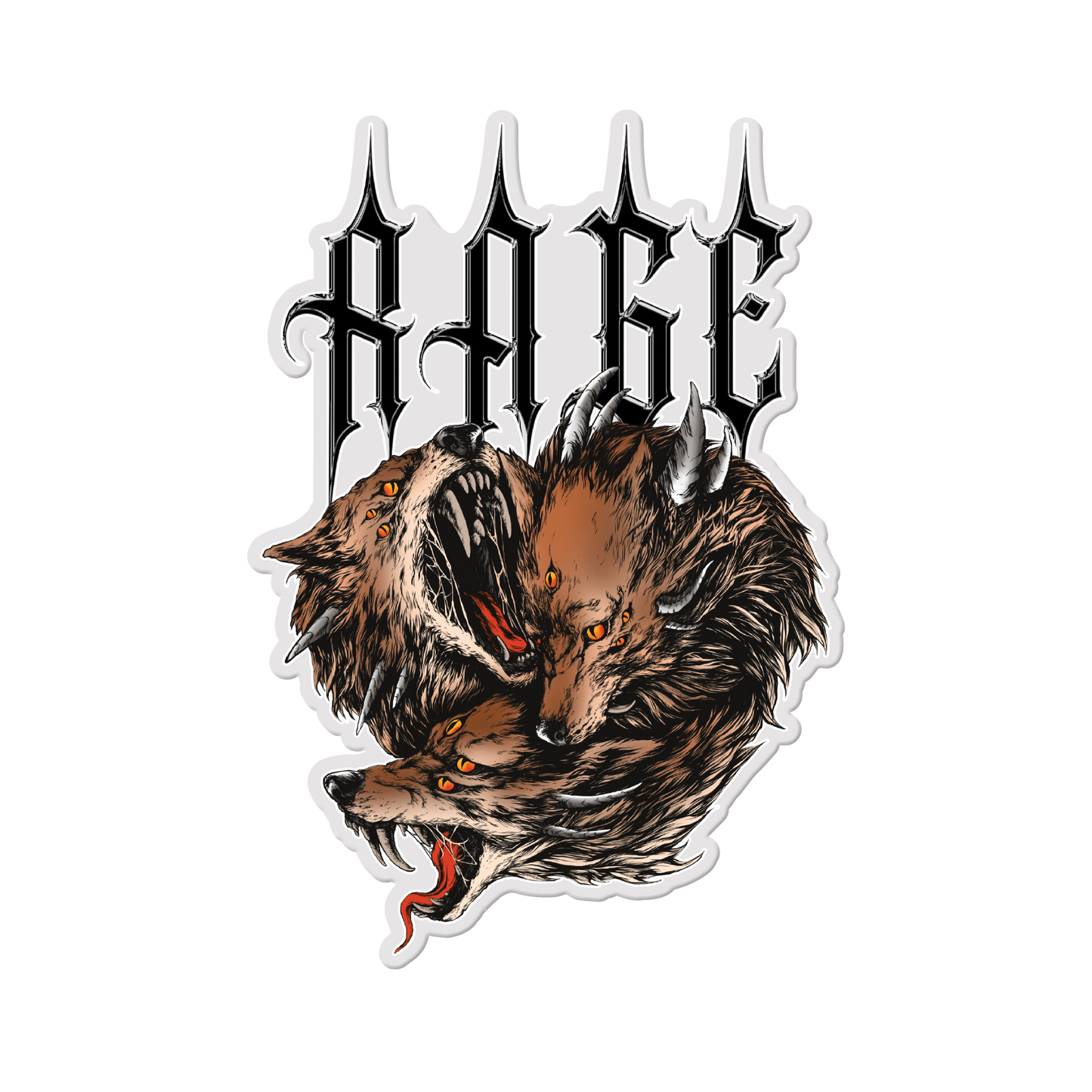 Wolf Sticker