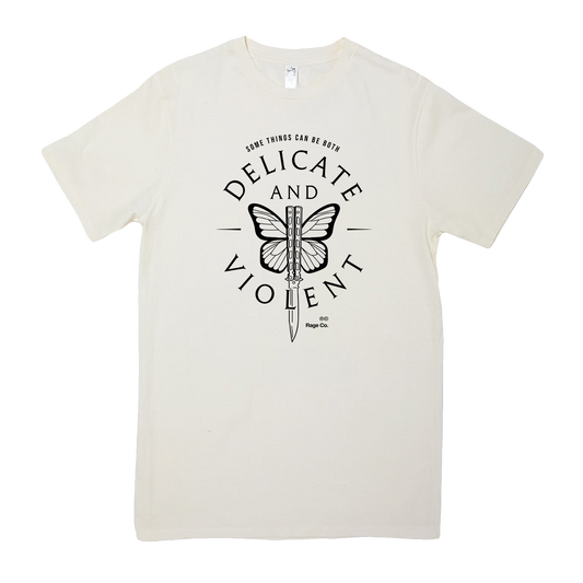 Delicate and Violent Midweight Tee