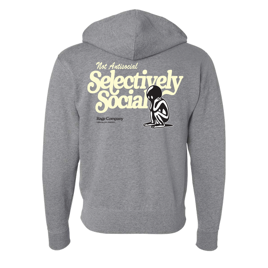 Not Antisocial Zip Hoodie