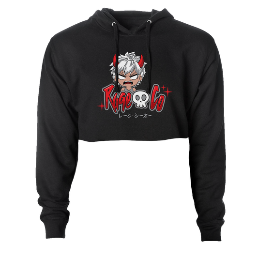Devil Chibi Crop Hoodie