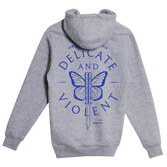 Delicate and Violent Hoodie