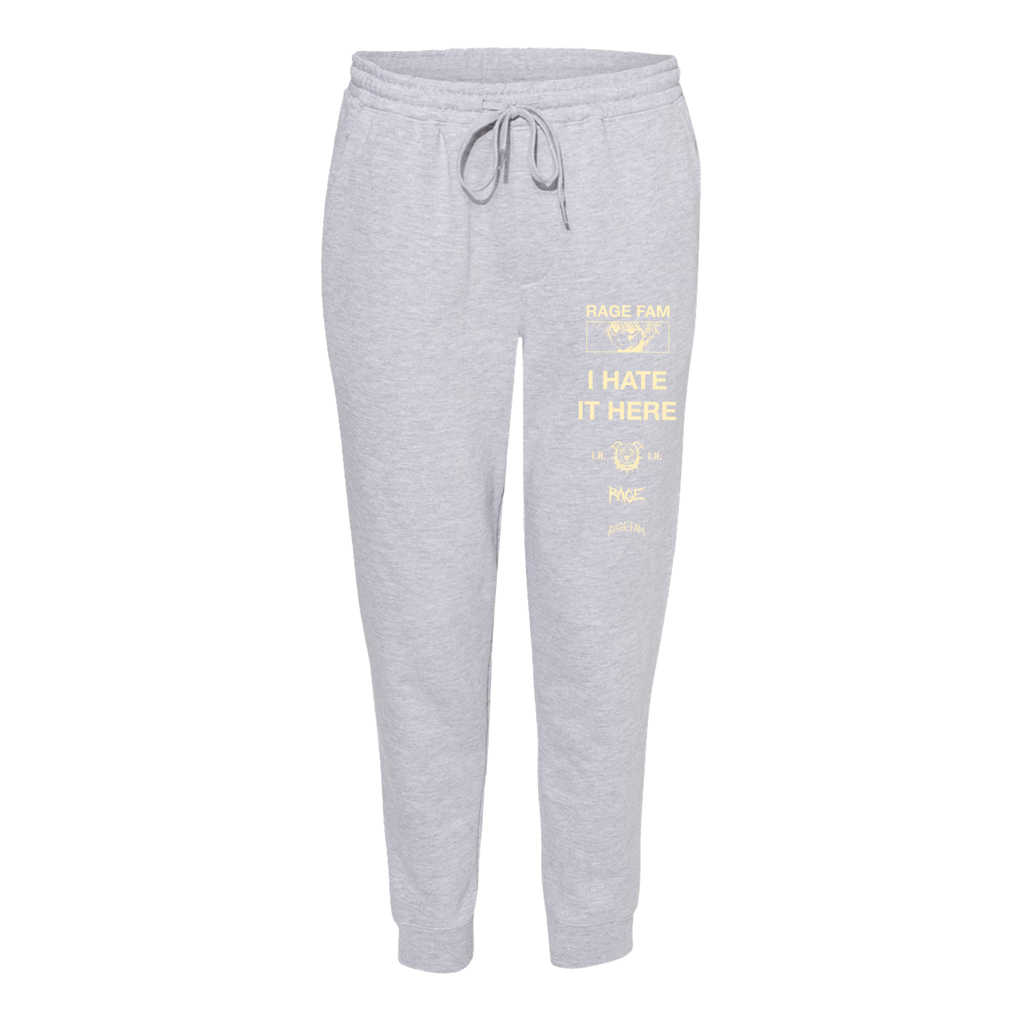 Midweight French Terry Sweatpants - Varsity - Heather Grey