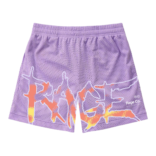 Rage Outline Mesh Shorts
