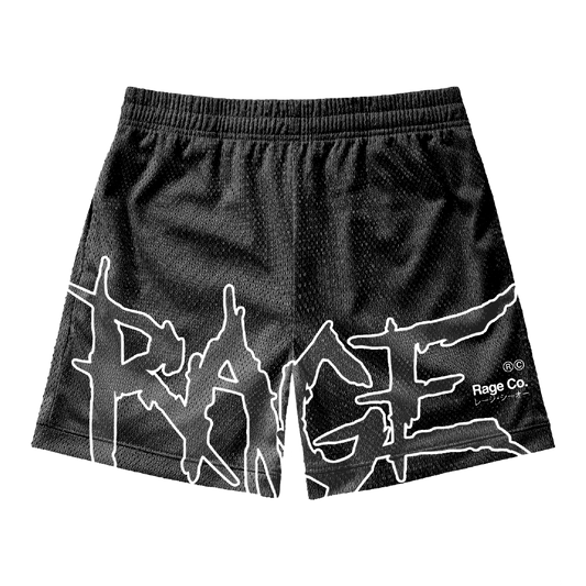 Rage Outline Mesh Shorts