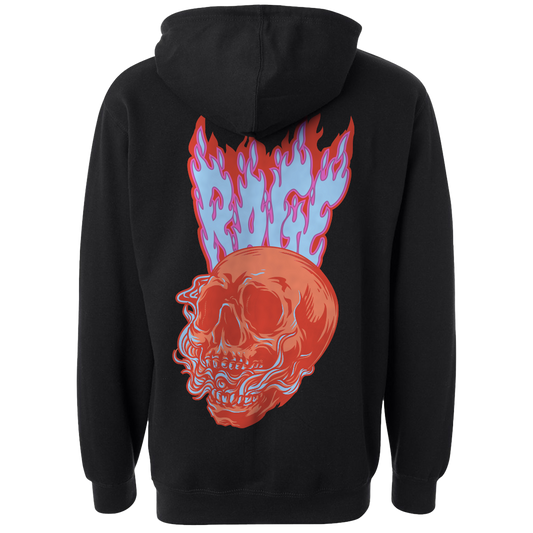 Flaming Skull Hoodie