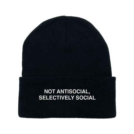 Selectively Social Beanie