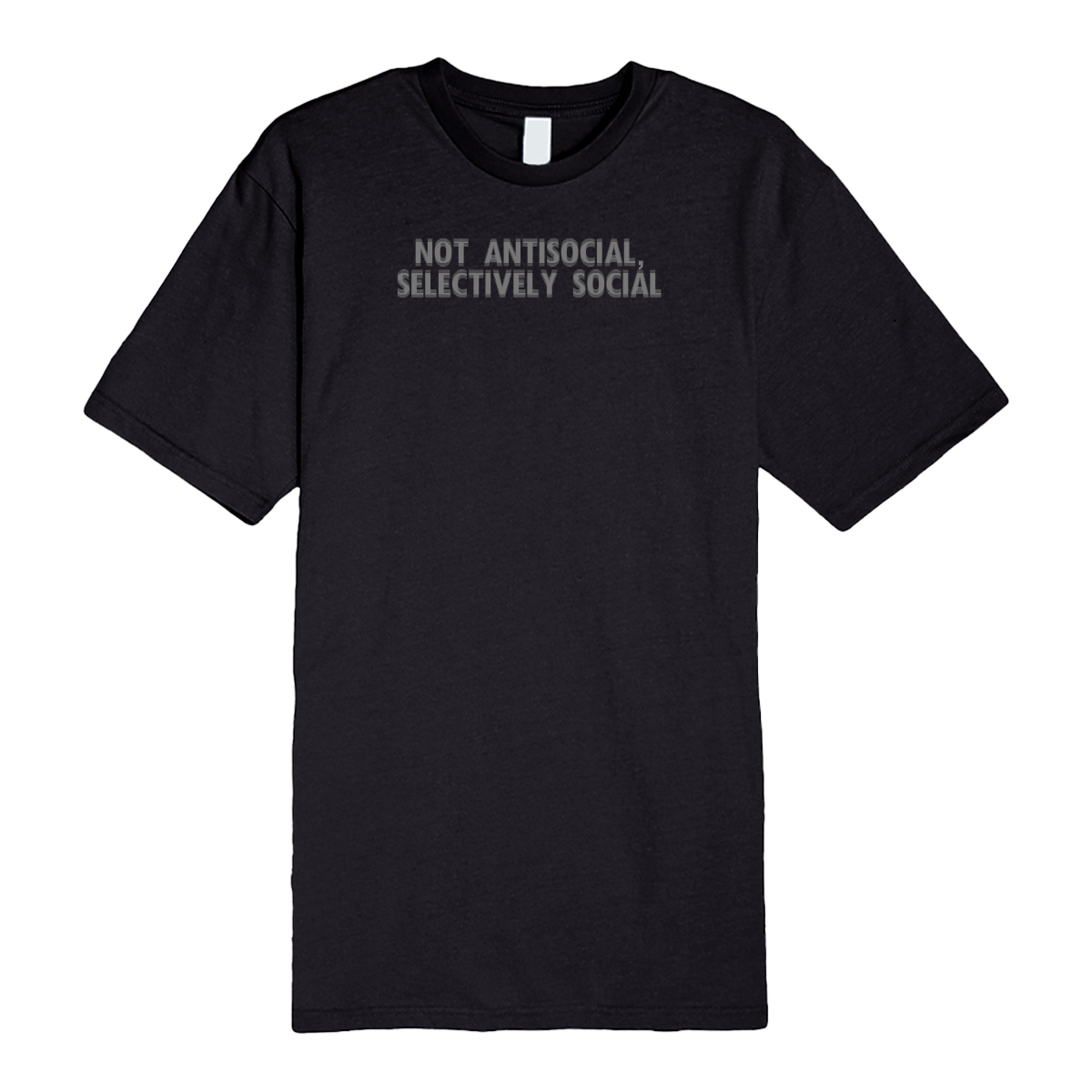 Selectively Social Midweight Tee