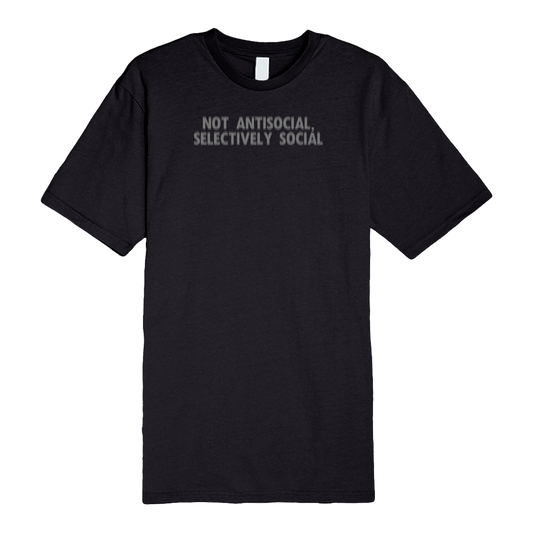 Selectively Social Midweight Tee